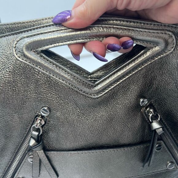 Minelli Paris Vintage Made in Italy Metallic Leather Clutch or Crossbody bag - Picture 16 of 16